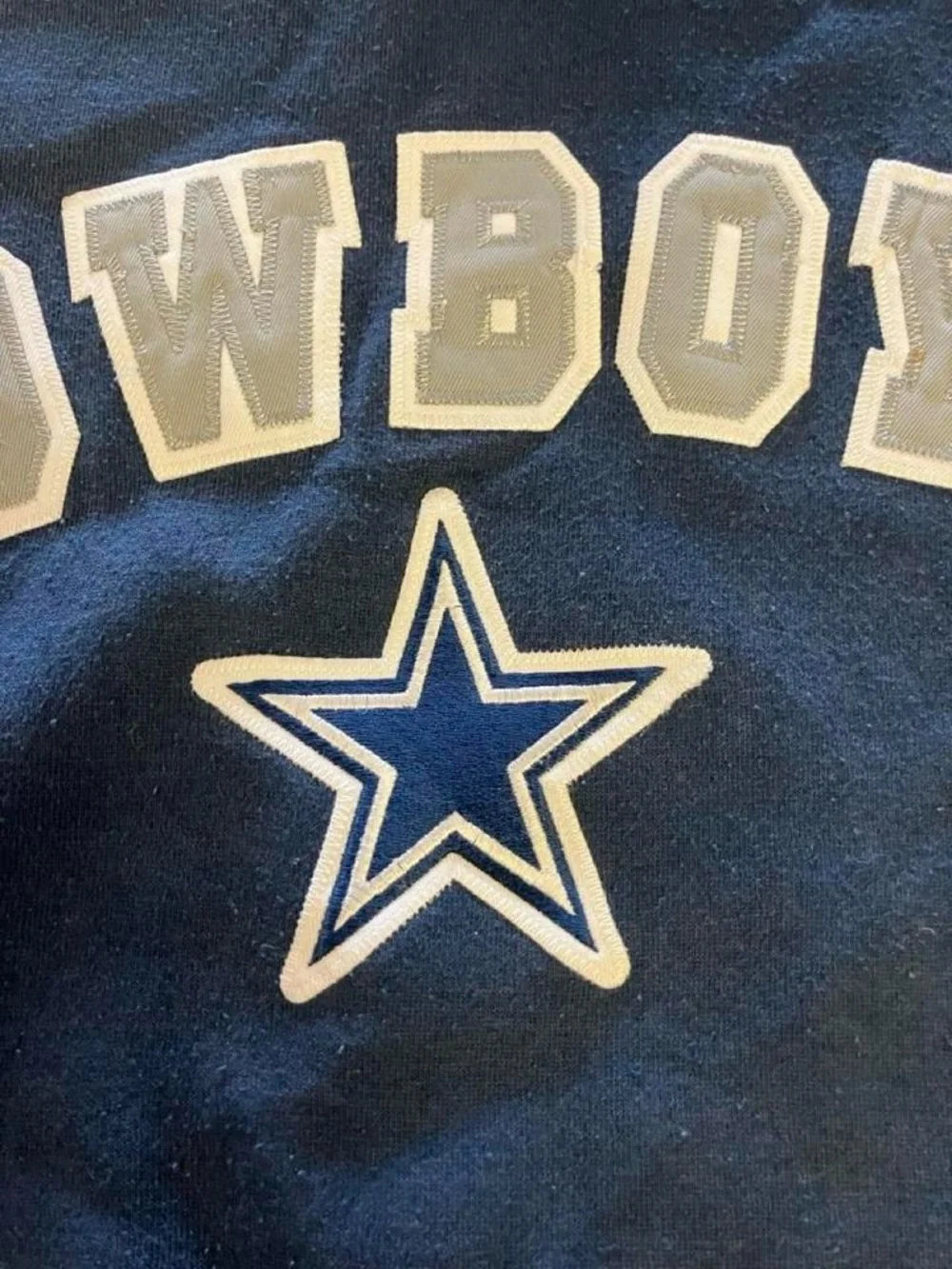 Vintage Retro 90s Y2K Dallas Cowboys Spellout Crewneck Sweatshirt Mens Large